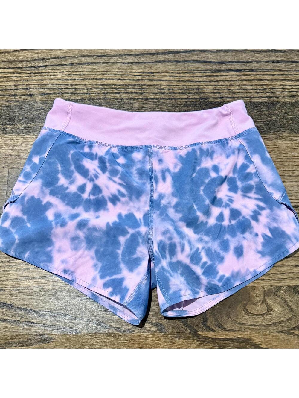 ATHLETA GIRL Run the World 3" Free Sprit Quartz Pink Shorts Medium 8/10